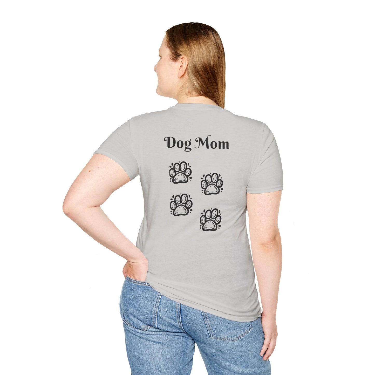 Dog Mom Front and Back print