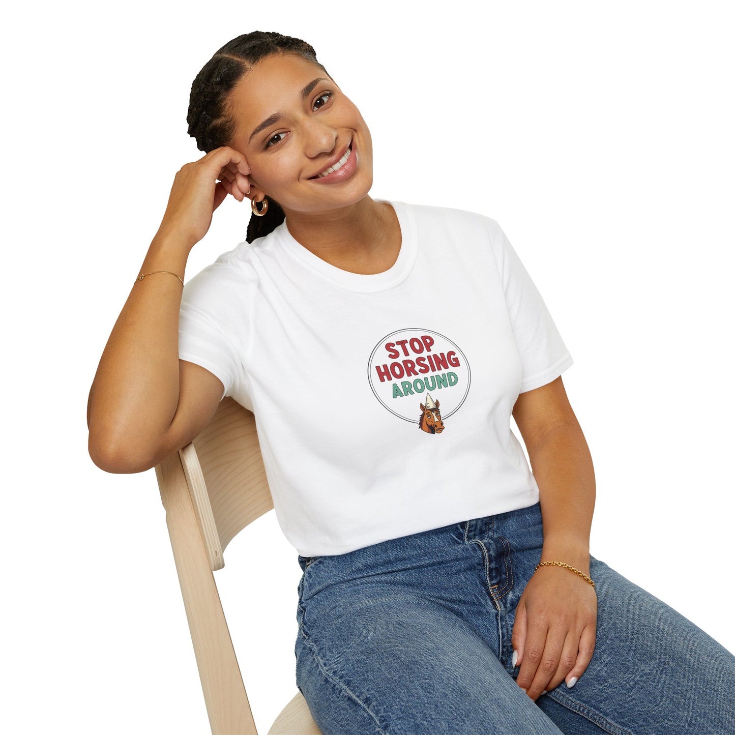 Funny Horse T-Shirt | Stop Horsing Around Tee
