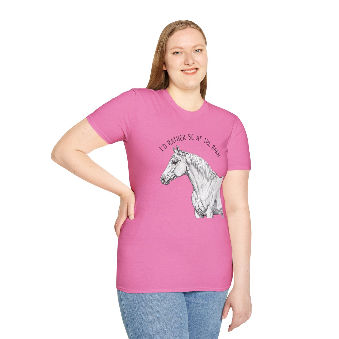 I'd Rather Be At The Barn Tee