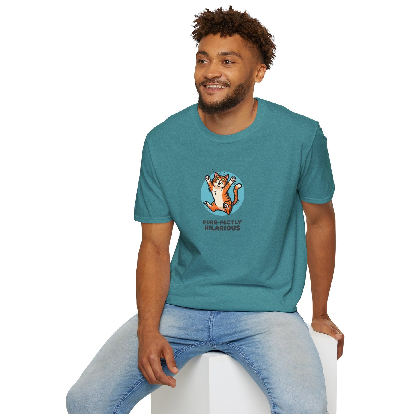 Purr-fectly Hilarious Cat T-Shirt