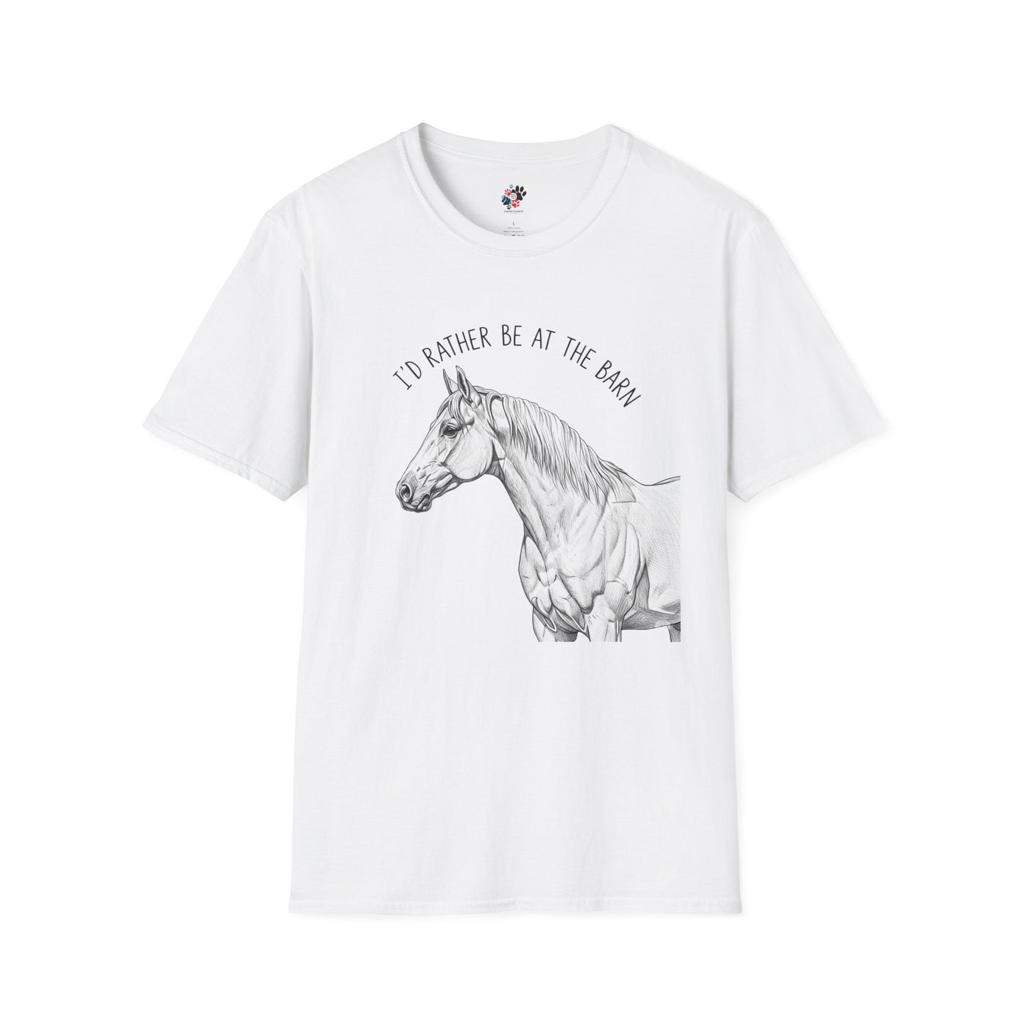 I'd Rather Be At The Barn Tee