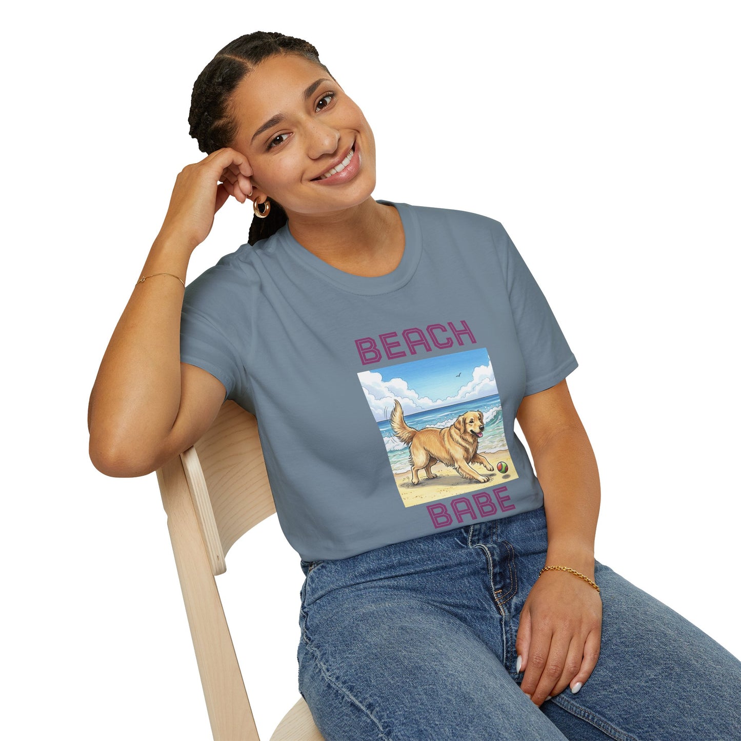 Beach Babe Dog Lover T-Shirt