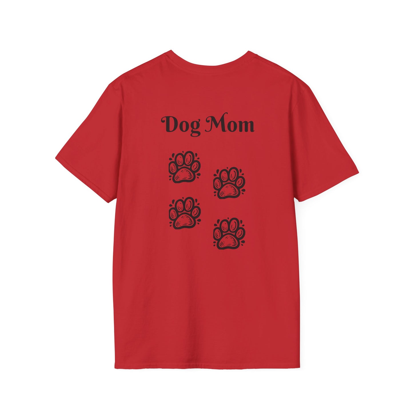 Dog Mom Front and Back print
