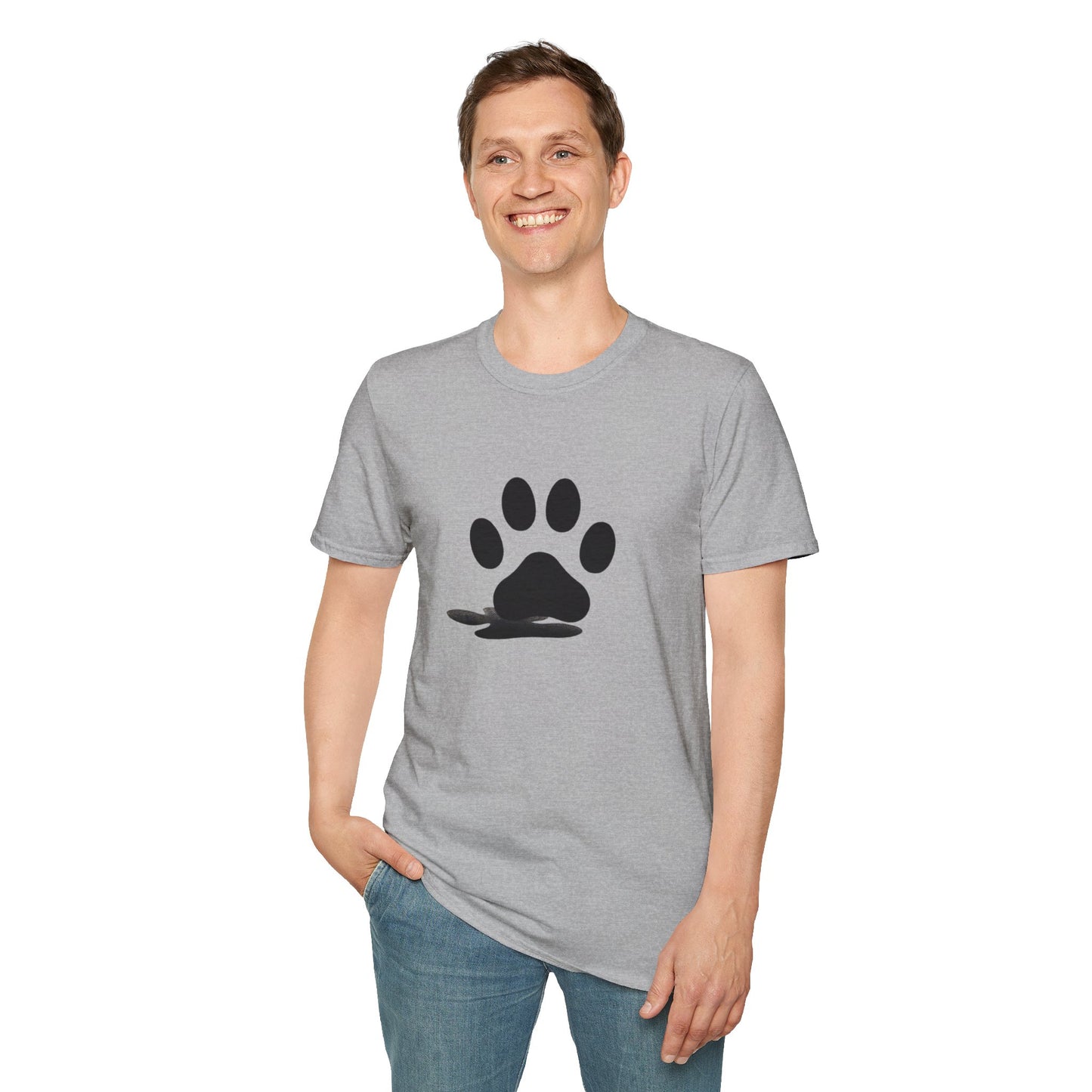 Paw Print Graphic T-Shirt