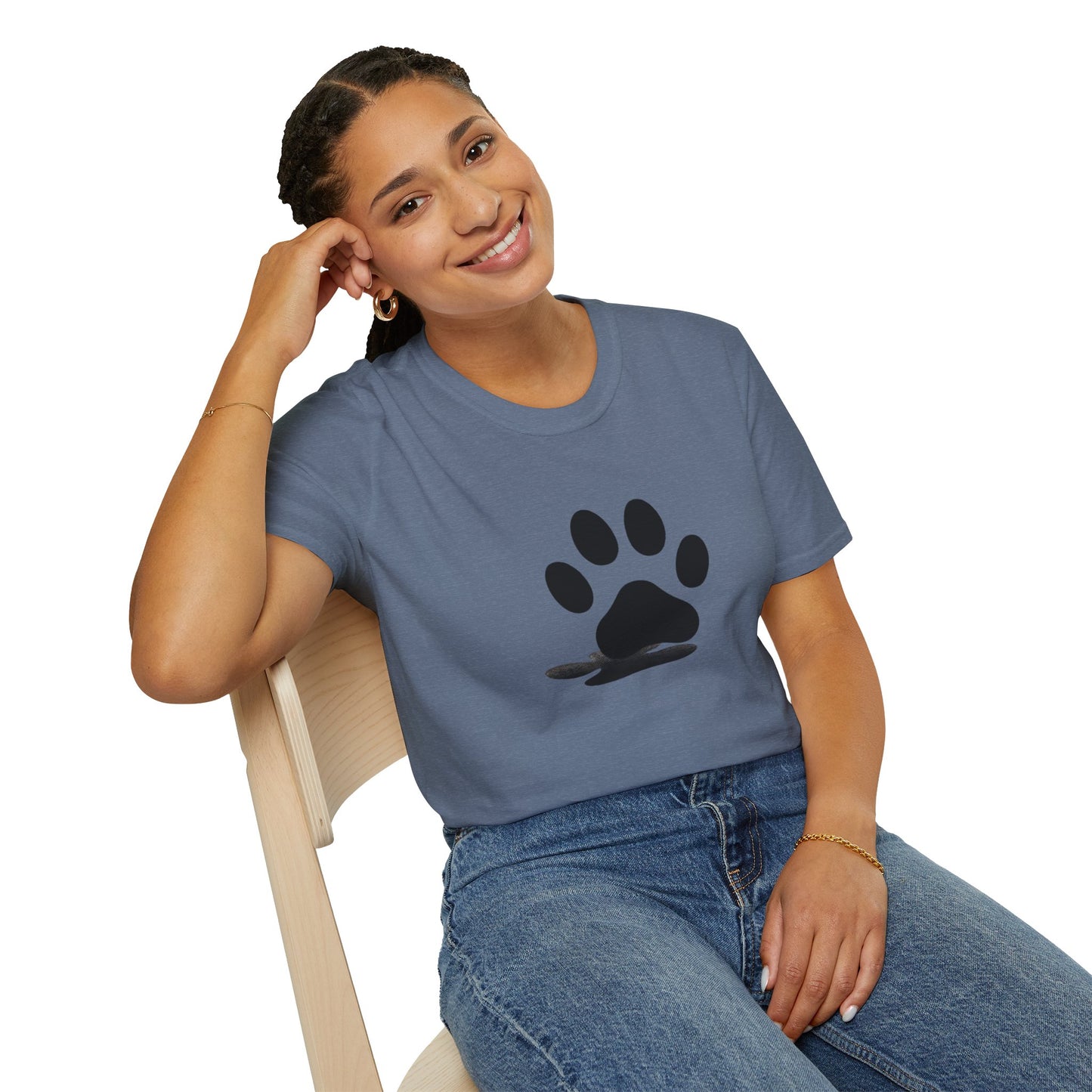 Paw Print Graphic T-Shirt