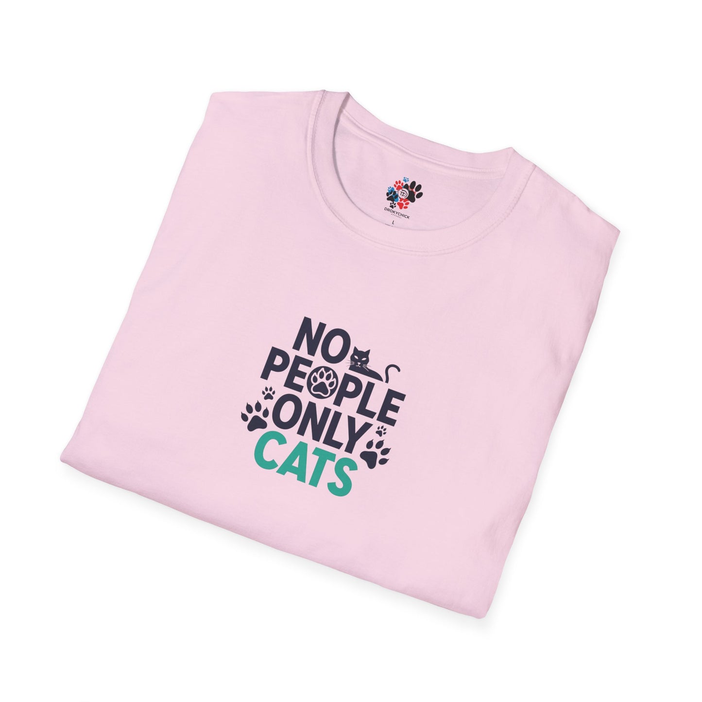 Cat Lovers Tee | No People, Only Cats| Funny Cat Tee