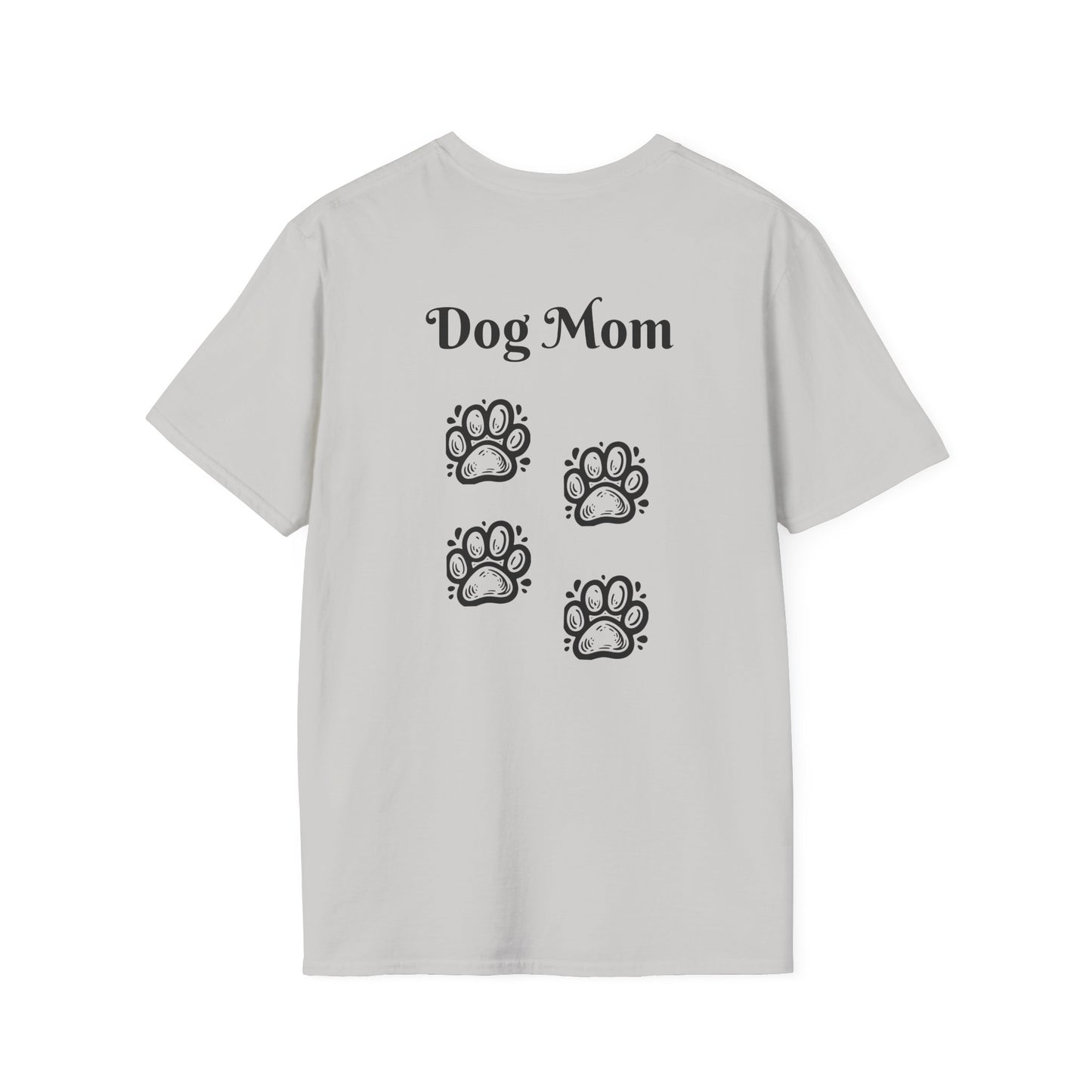 Dog Mom Front and Back print