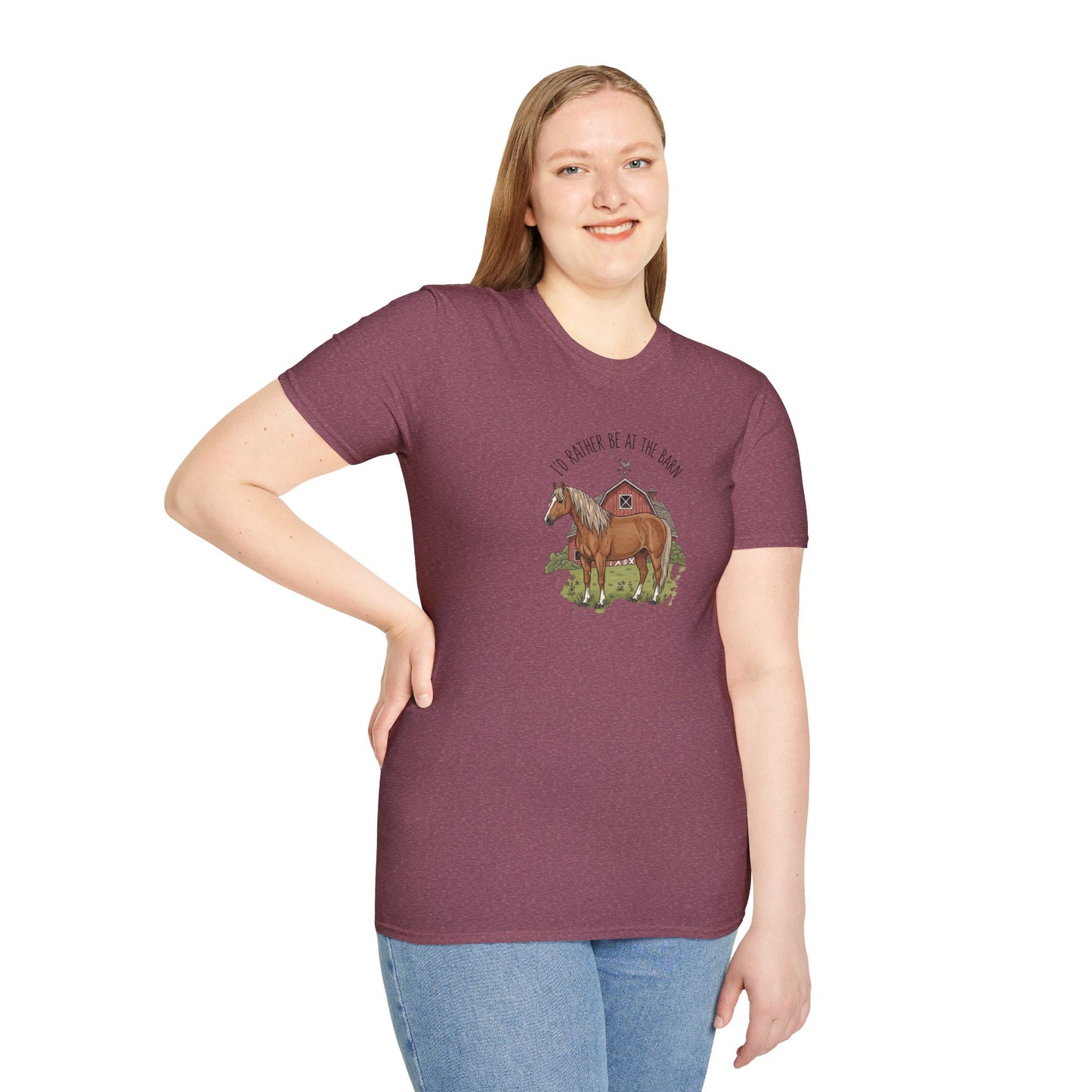 Horse Lover's Softstyle T-Shirt - Perfect for Farm Days