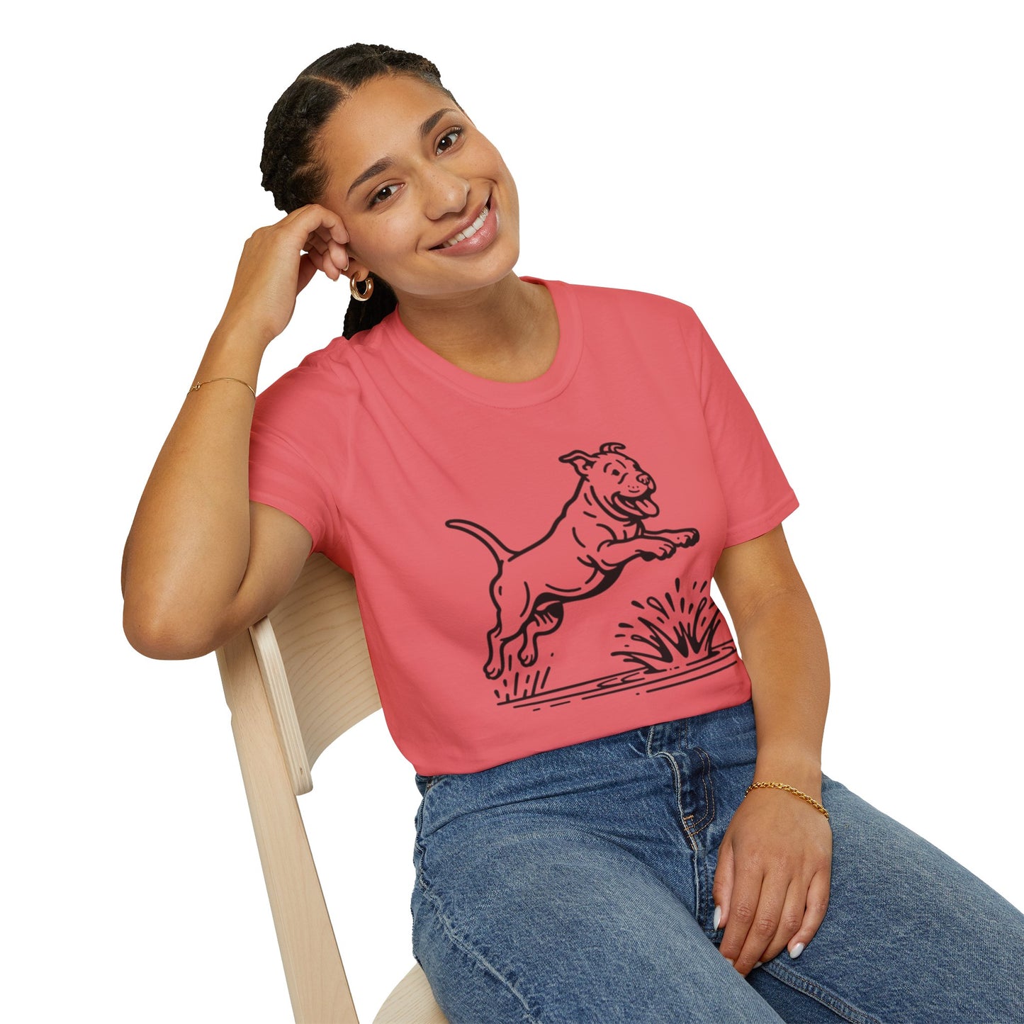 Dog Mom Front and Back print