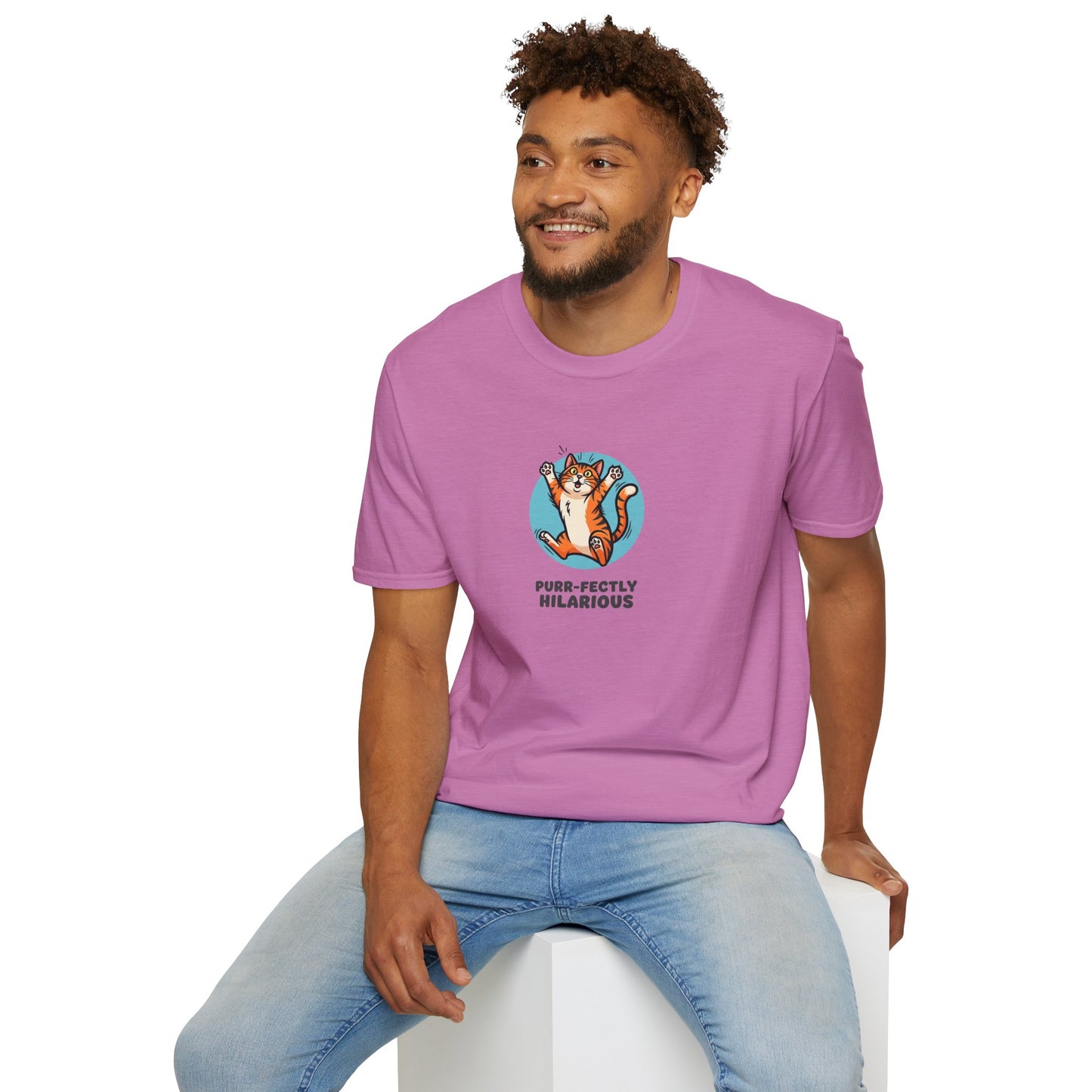Purr-fectly Hilarious Cat T-Shirt