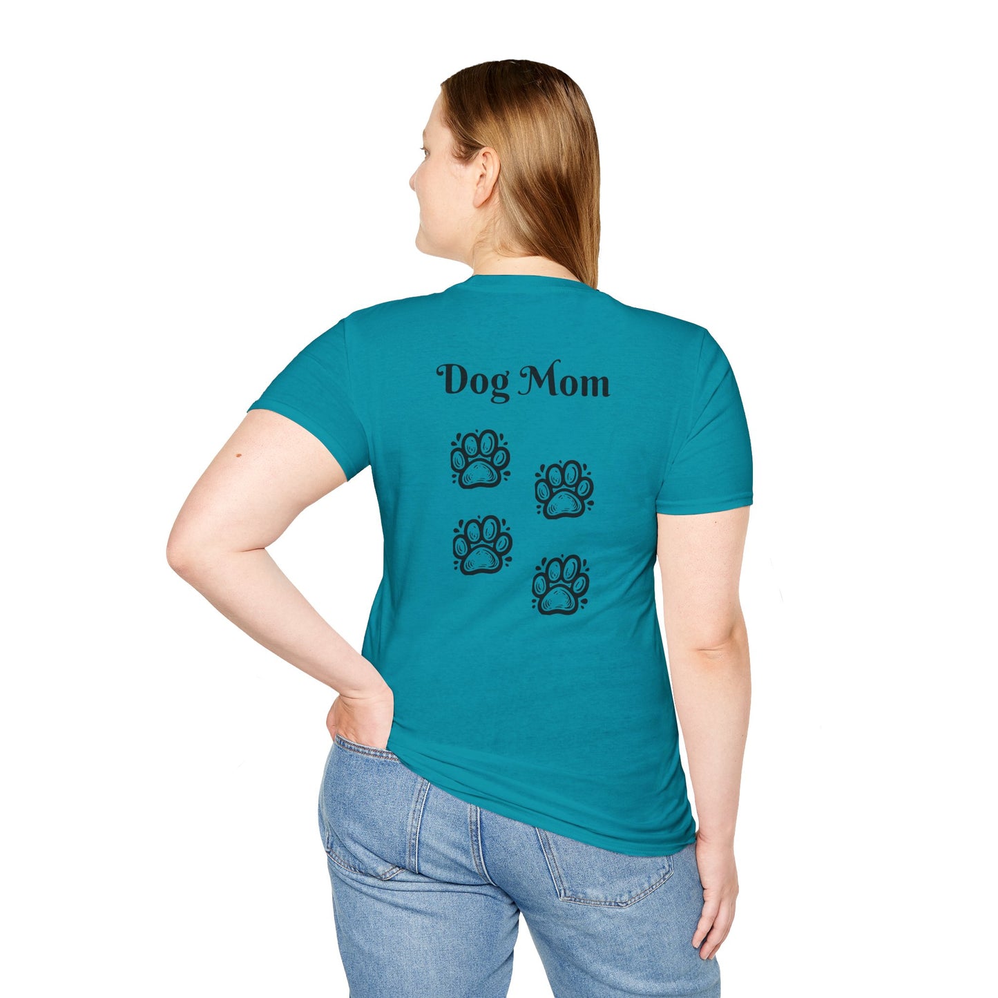 Dog Mom Front and Back print