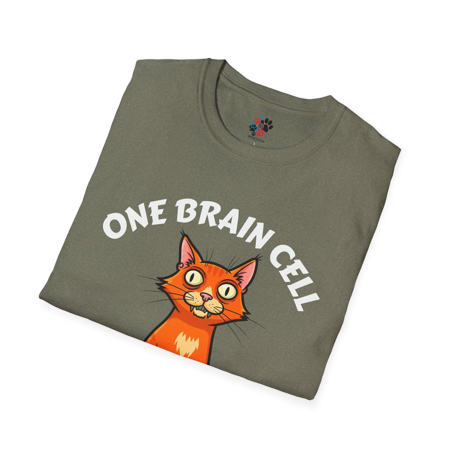 One Brain Cell - Orange Cat