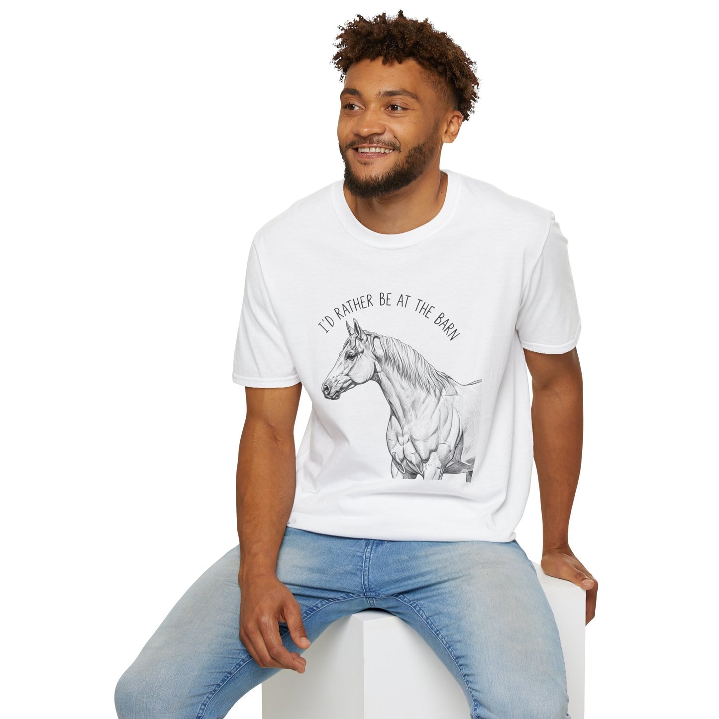 I'd Rather Be At The Barn Tee