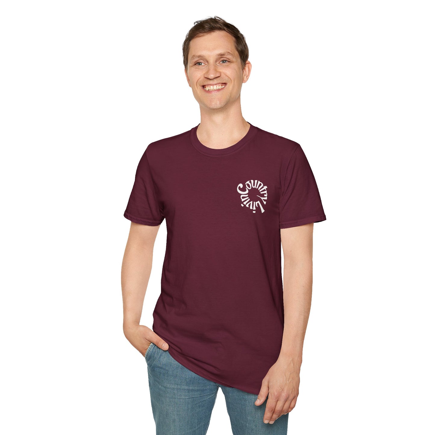 Country Livin T-Shirt | Gift for Riders, Farm Style Fashion