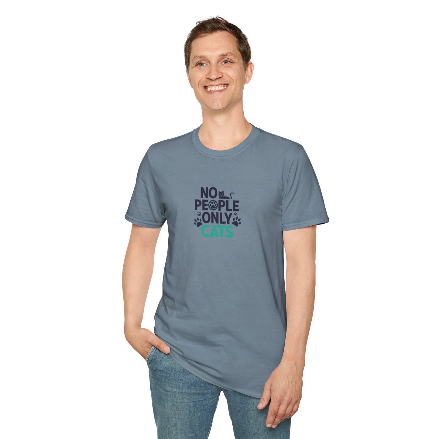 Cat Lovers Tee | No People, Only Cats| Funny Cat Tee