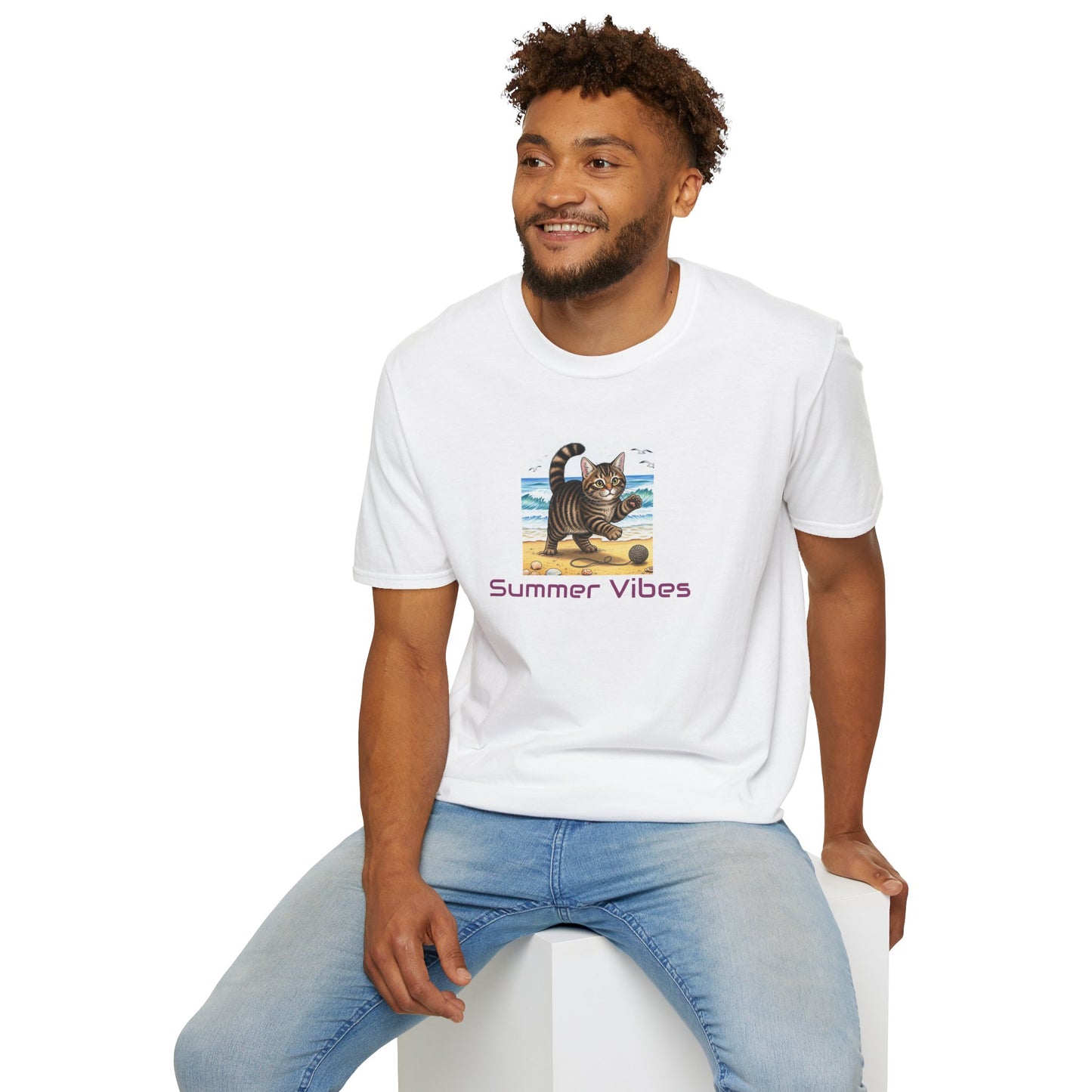 Summer Vibes Cat T-Shirt
