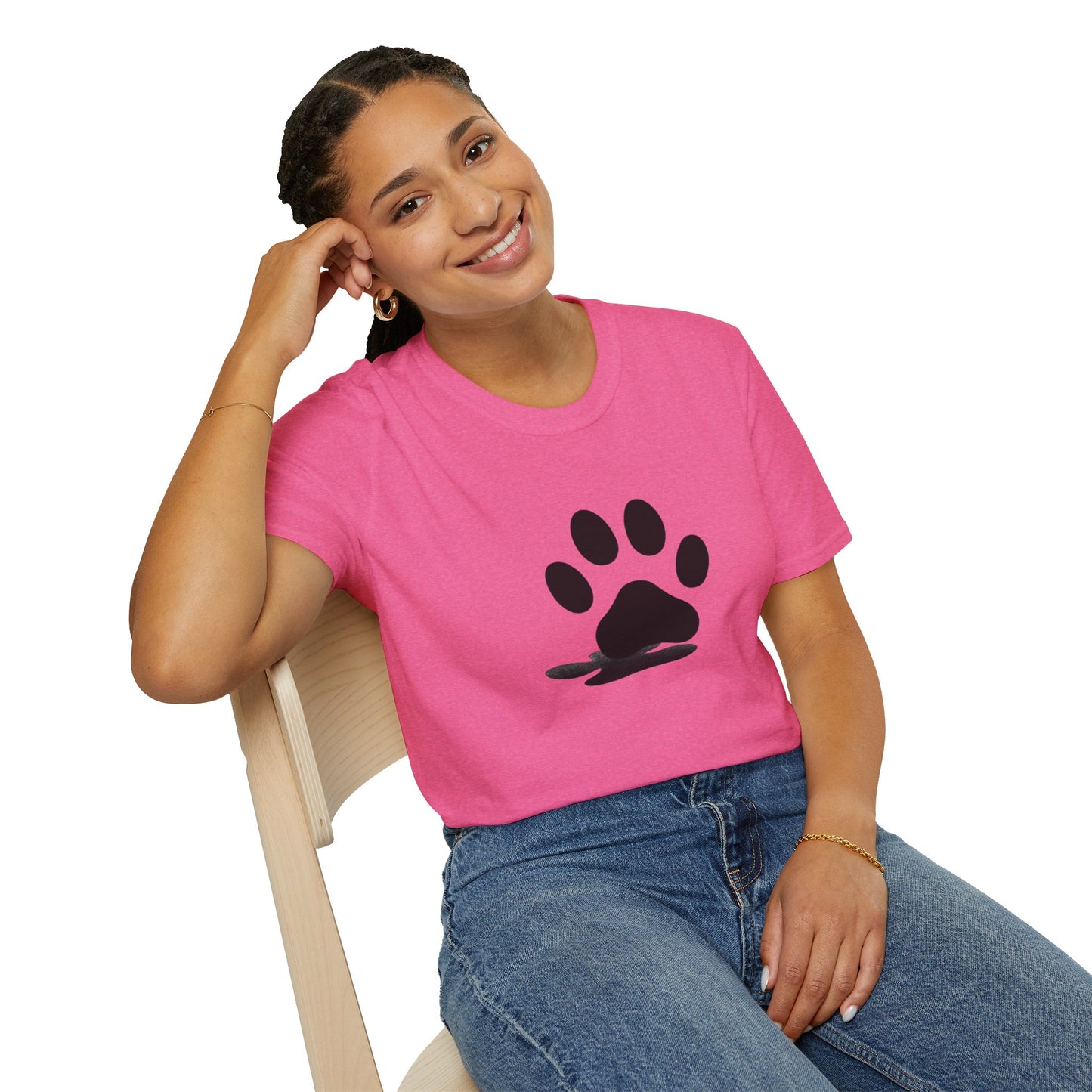 Paw Print Graphic T-Shirt