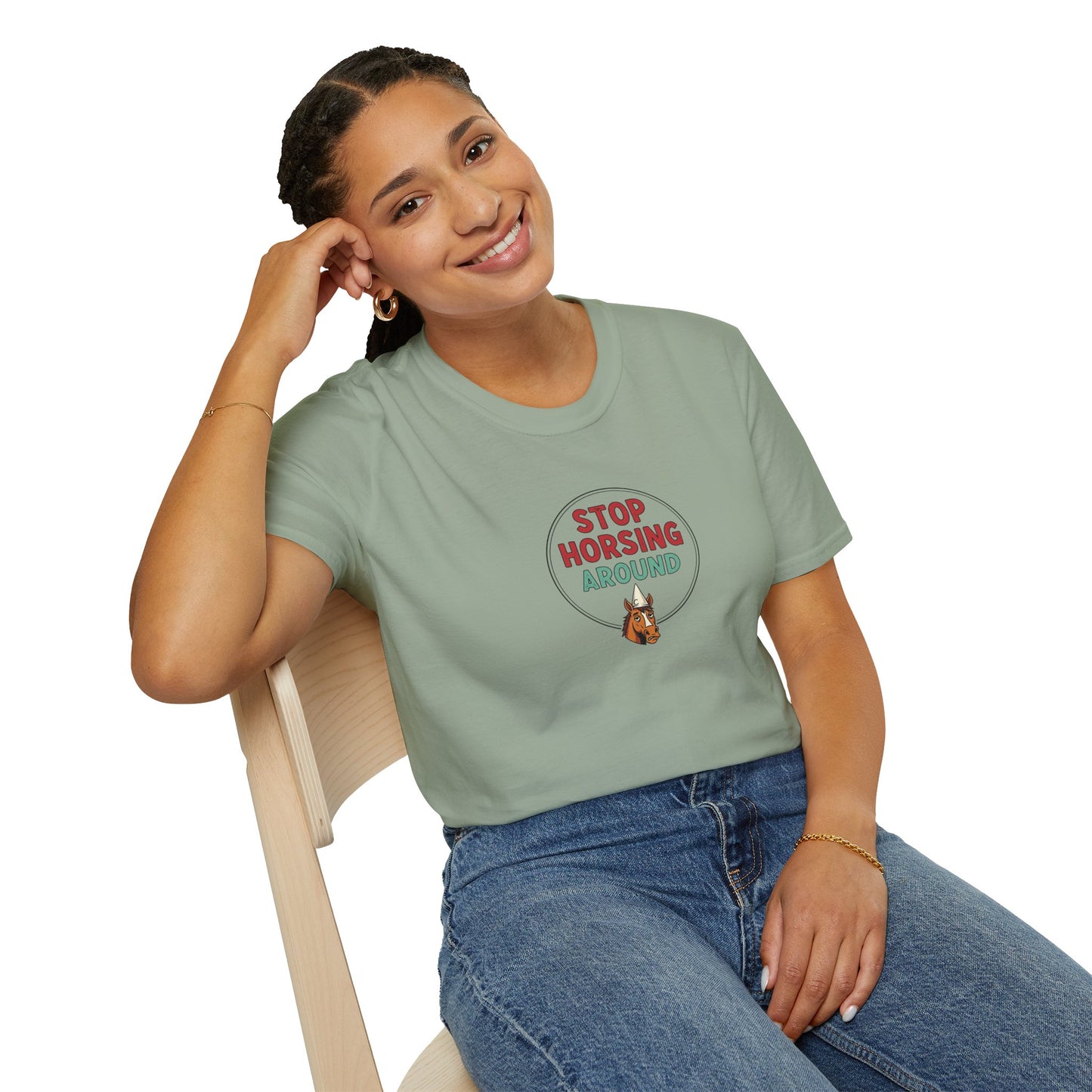 Funny Horse T-Shirt | Stop Horsing Around Tee