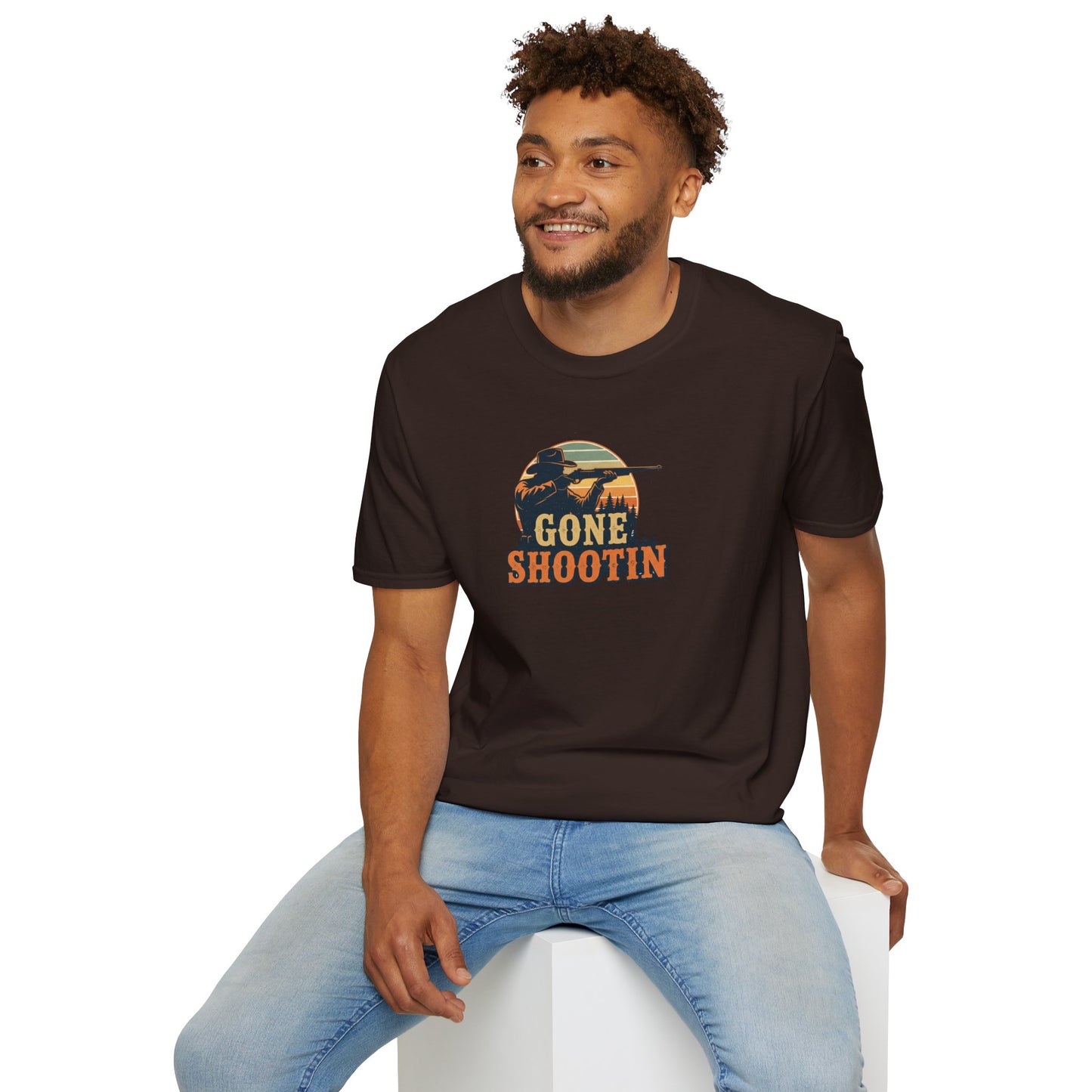 Gone Shootin'Softstyle T-Shirt - Outdoorsy Tee