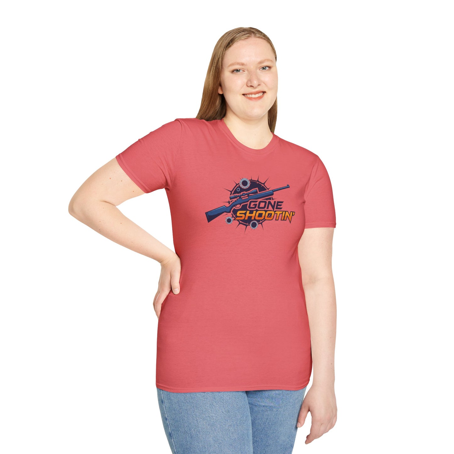 Gone Shootin' Unisex Softstyle T-Shirt