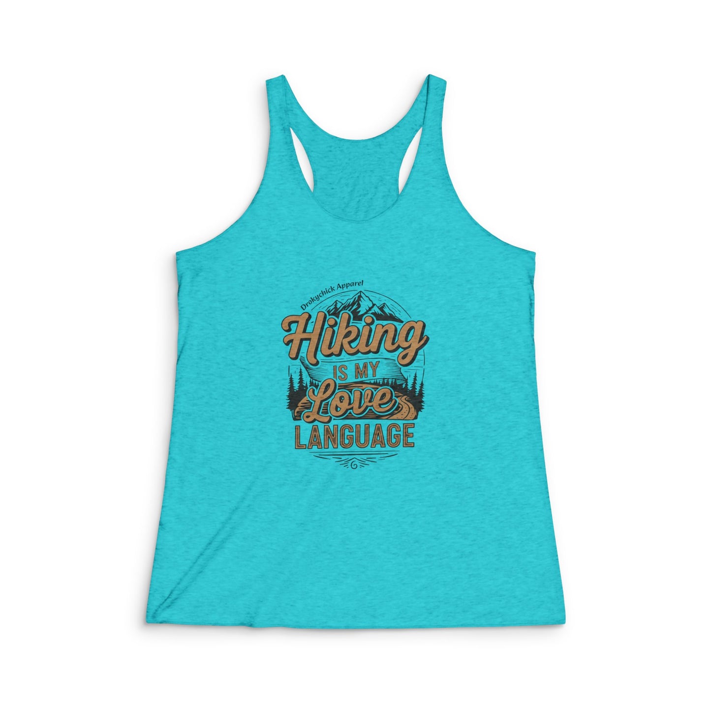 Hiking Love Language Tank - Women's Racerback, Fitness Apparel, Hiking Gift,