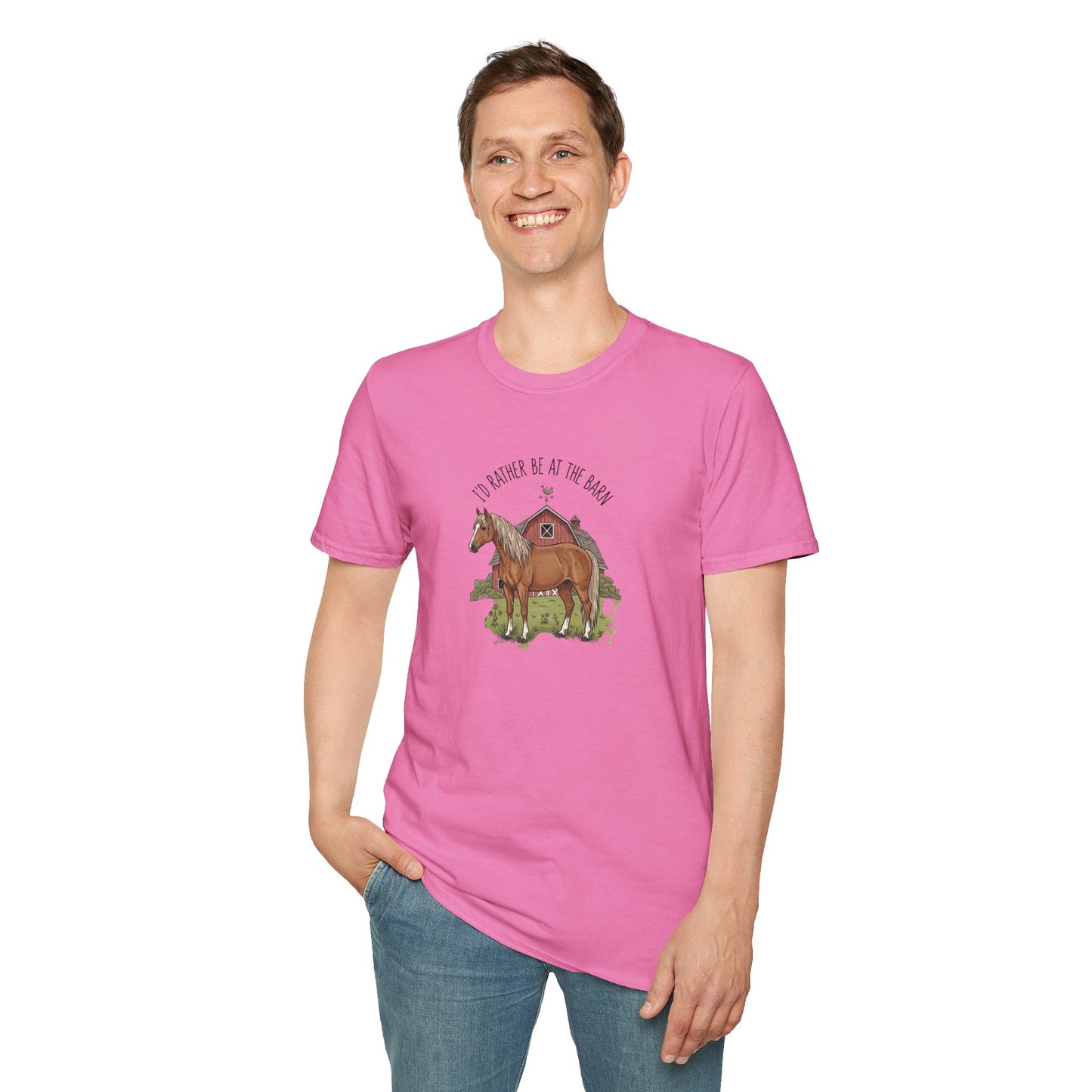 Horse Lover's Softstyle T-Shirt - Perfect for Farm Days