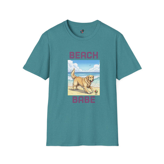 Beach Babe Dog Lover T-Shirt