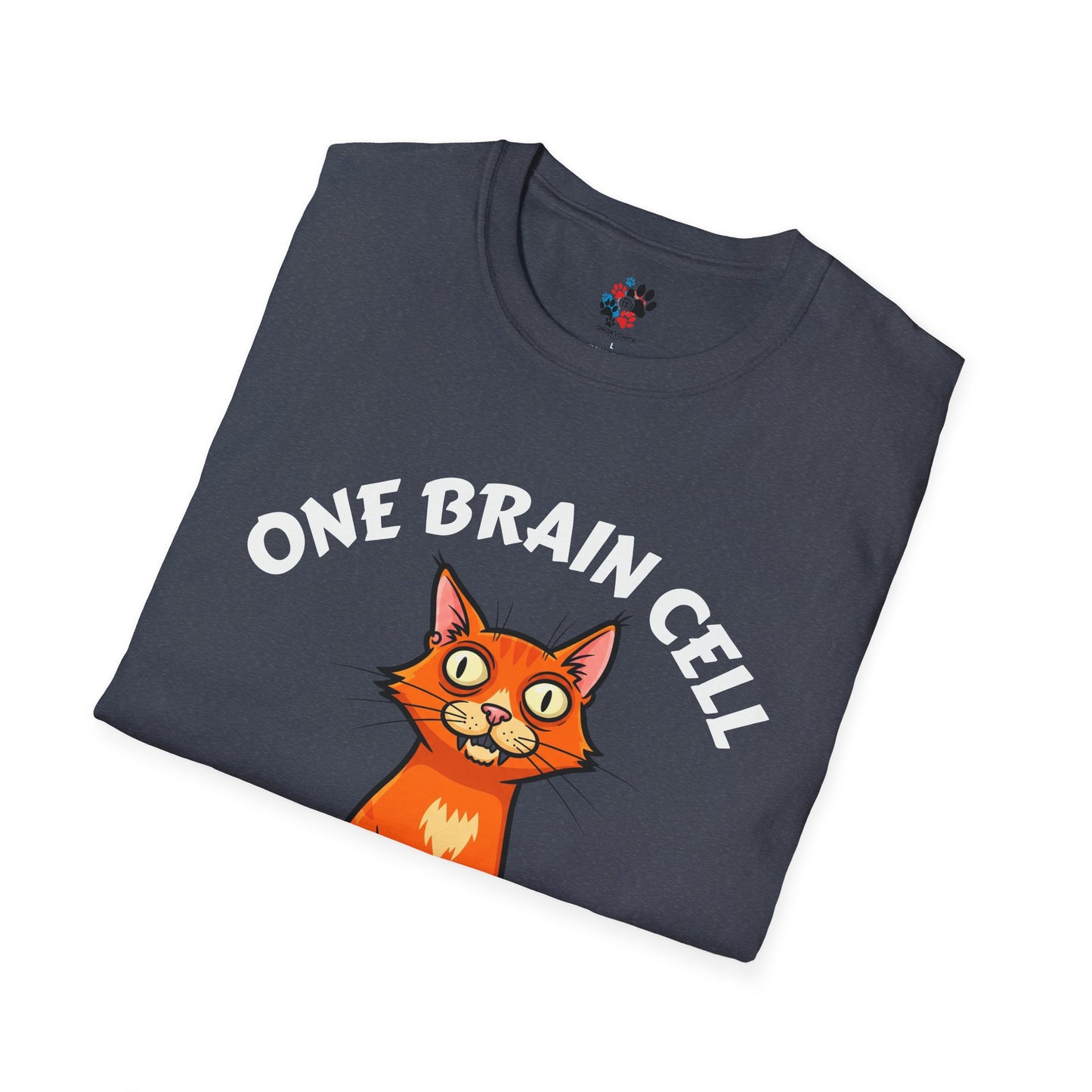 One Brain Cell - Orange Cat
