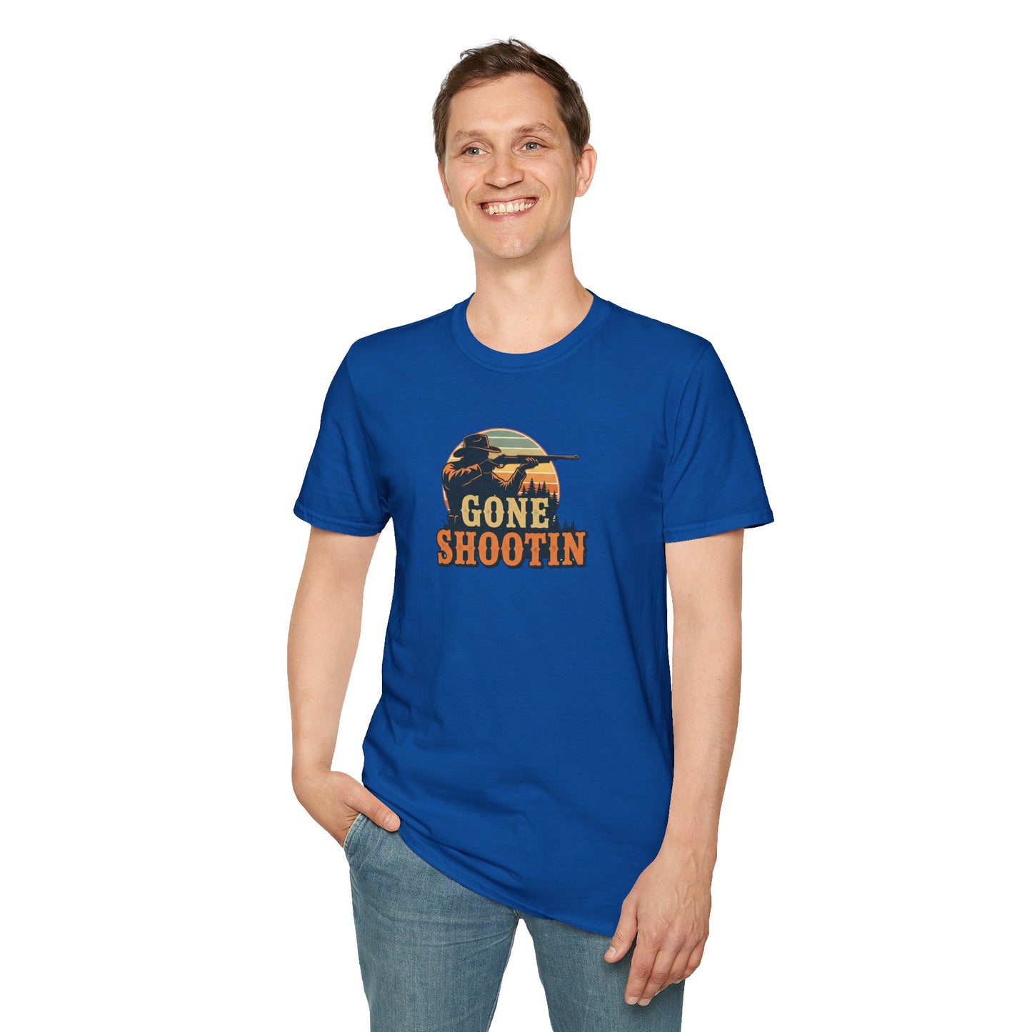 Gone Shootin'Softstyle T-Shirt - Outdoorsy Tee