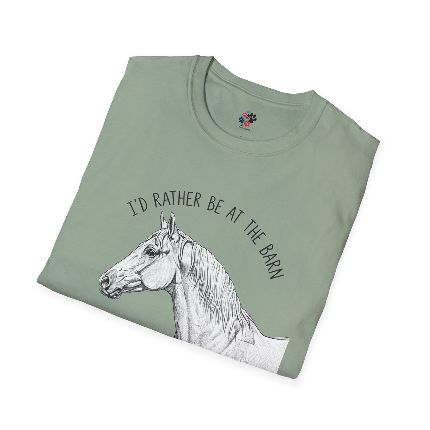 I'd Rather Be At The Barn Tee