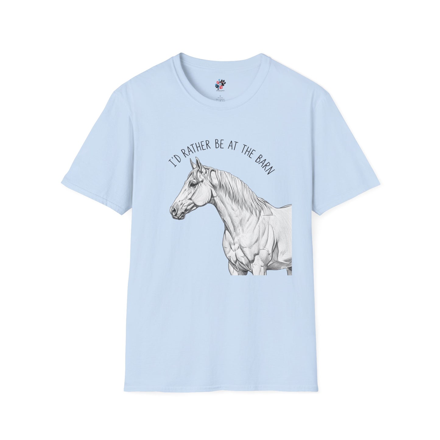 I'd Rather Be At The Barn Tee