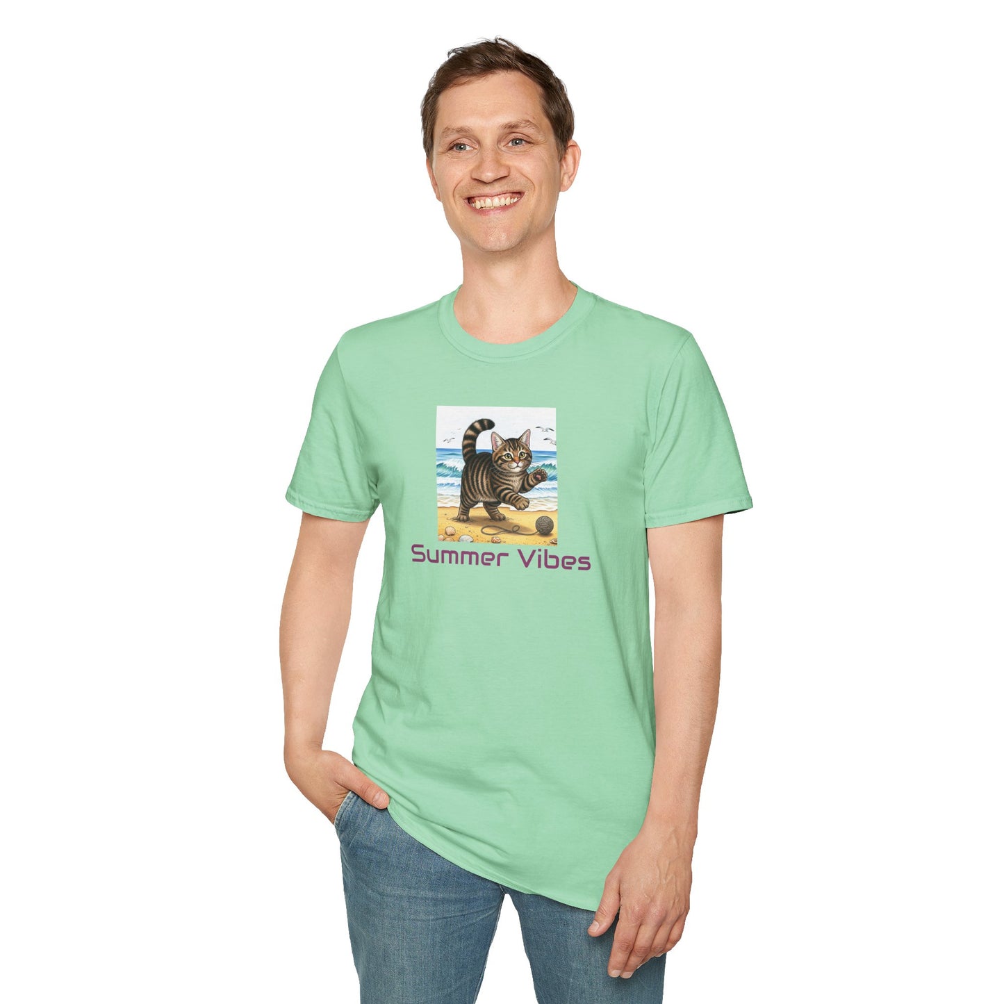 Summer Vibes Cat T-Shirt