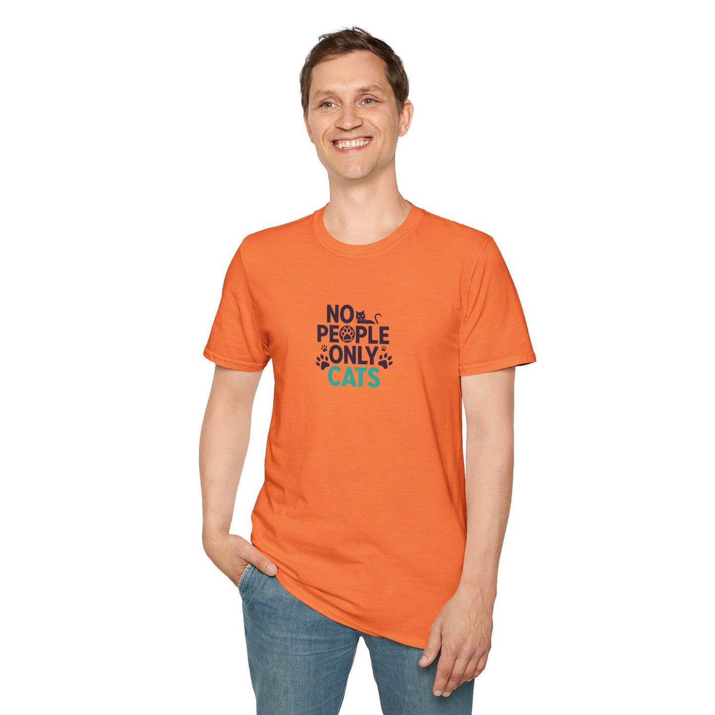 Cat Lovers Tee | No People, Only Cats| Funny Cat Tee