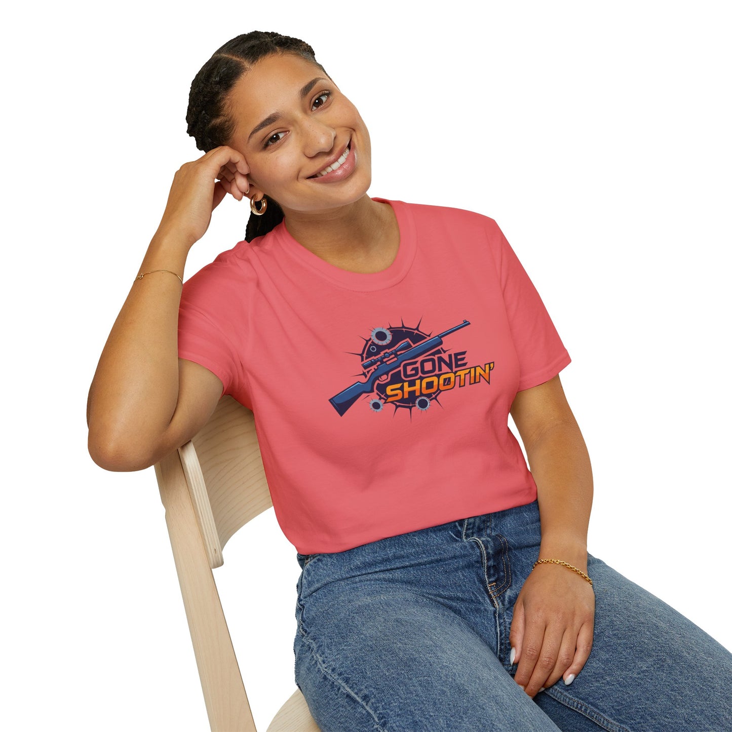 Gone Shootin' Unisex Softstyle T-Shirt