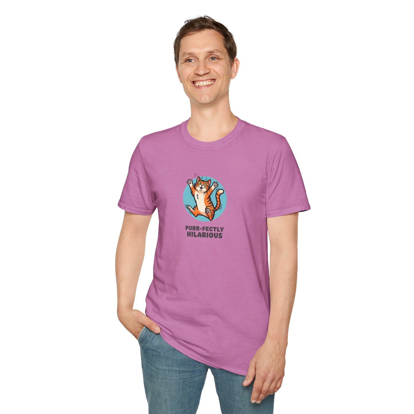 Purr-fectly Hilarious Cat T-Shirt
