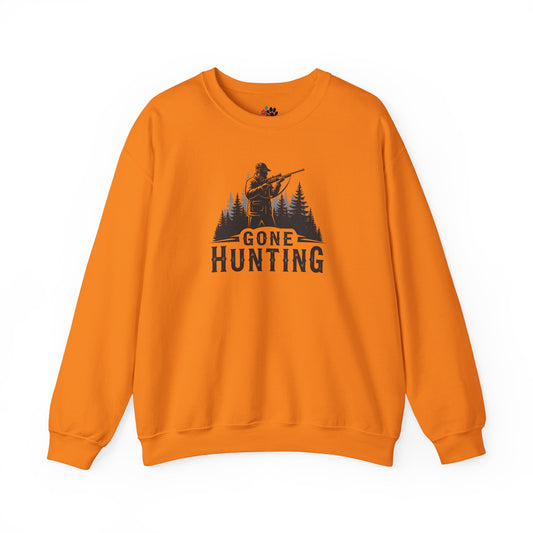 Gone Hunting Crewneck Sweatshirt for Outdoor Enthusiasts
