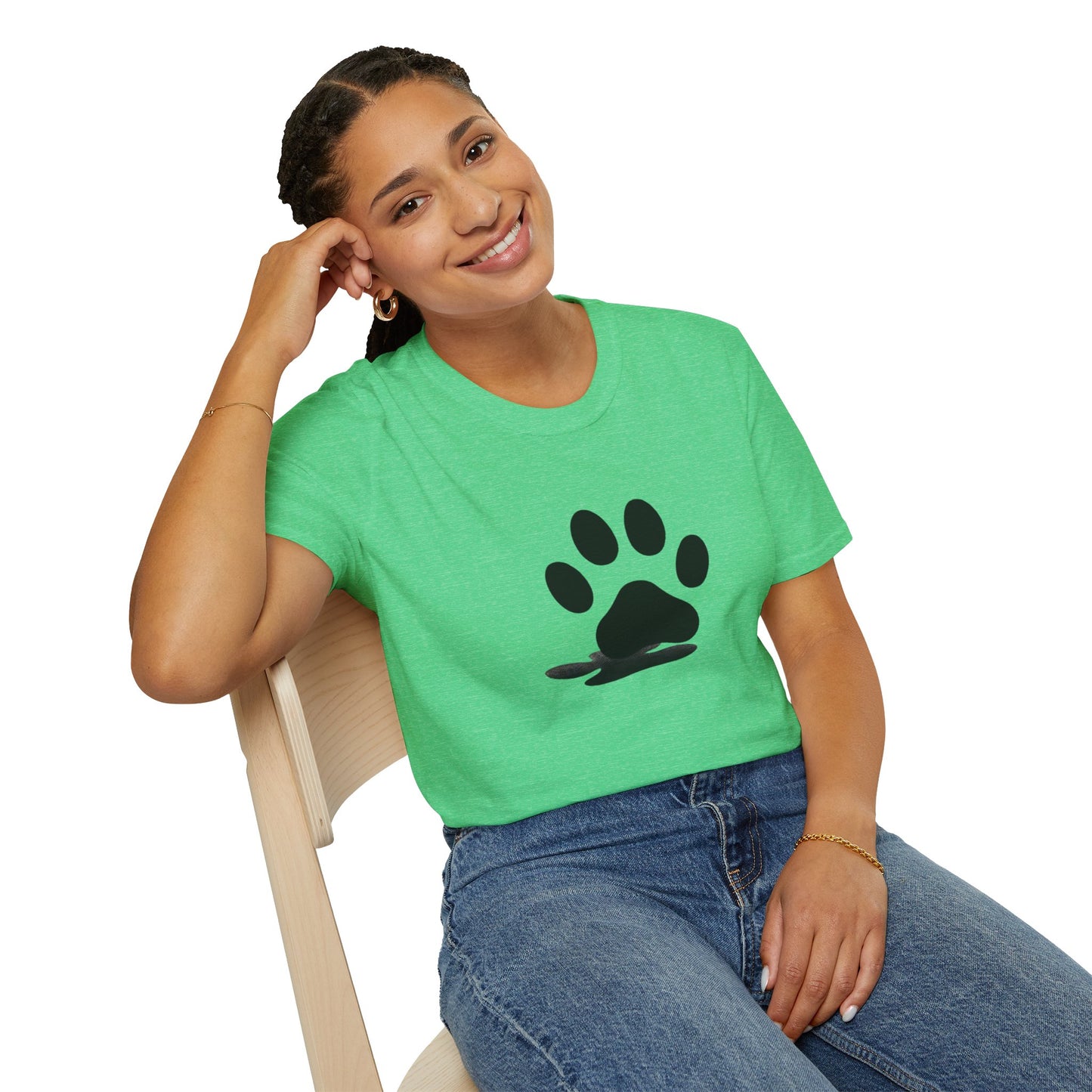 Paw Print Graphic T-Shirt
