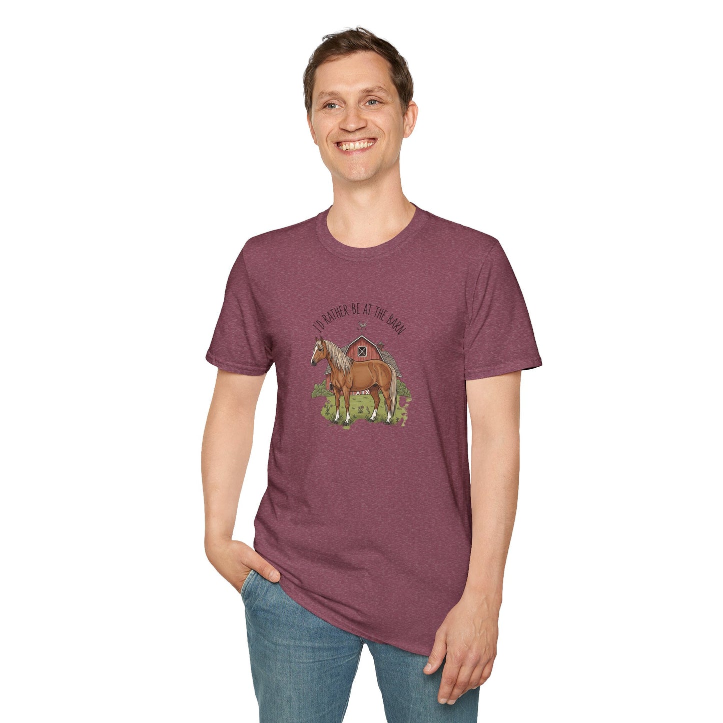 Horse Lover's Softstyle T-Shirt - Perfect for Farm Days