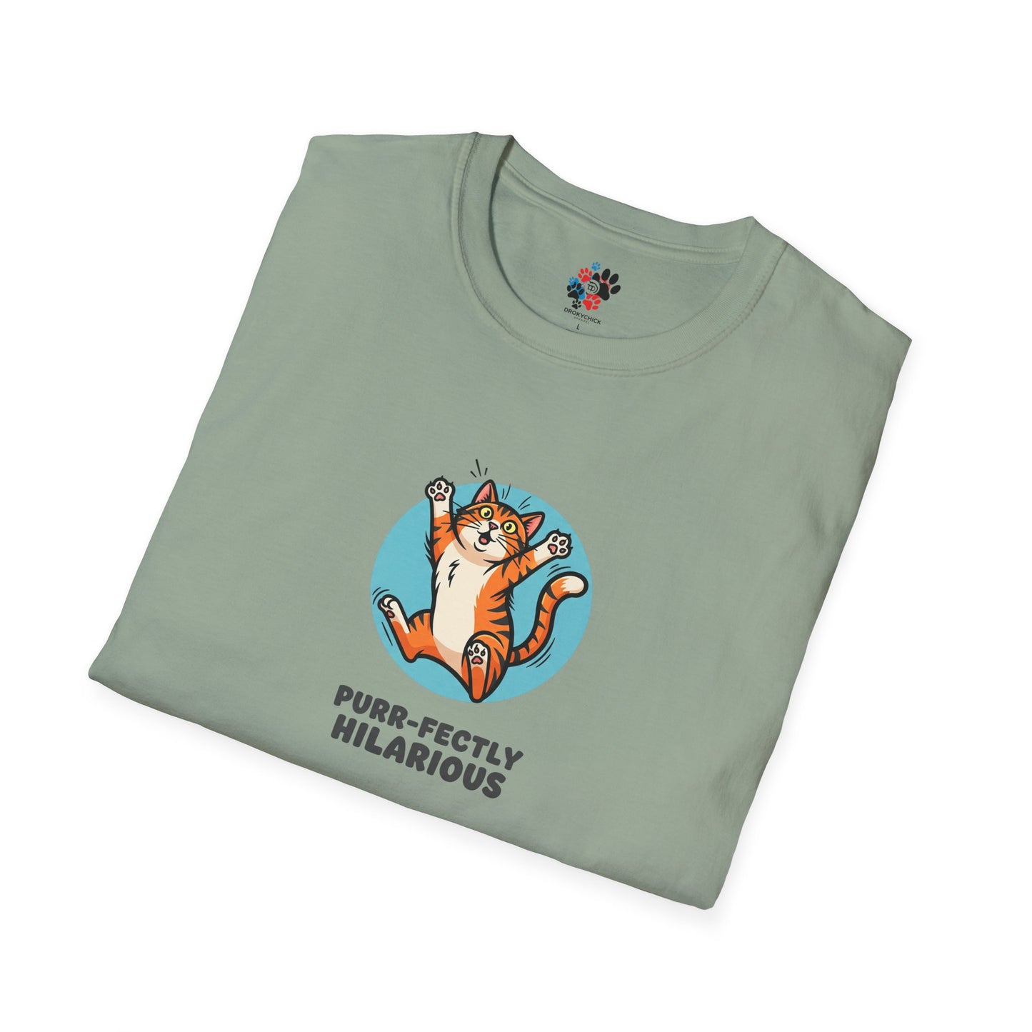 Purr-fectly Hilarious Cat T-Shirt