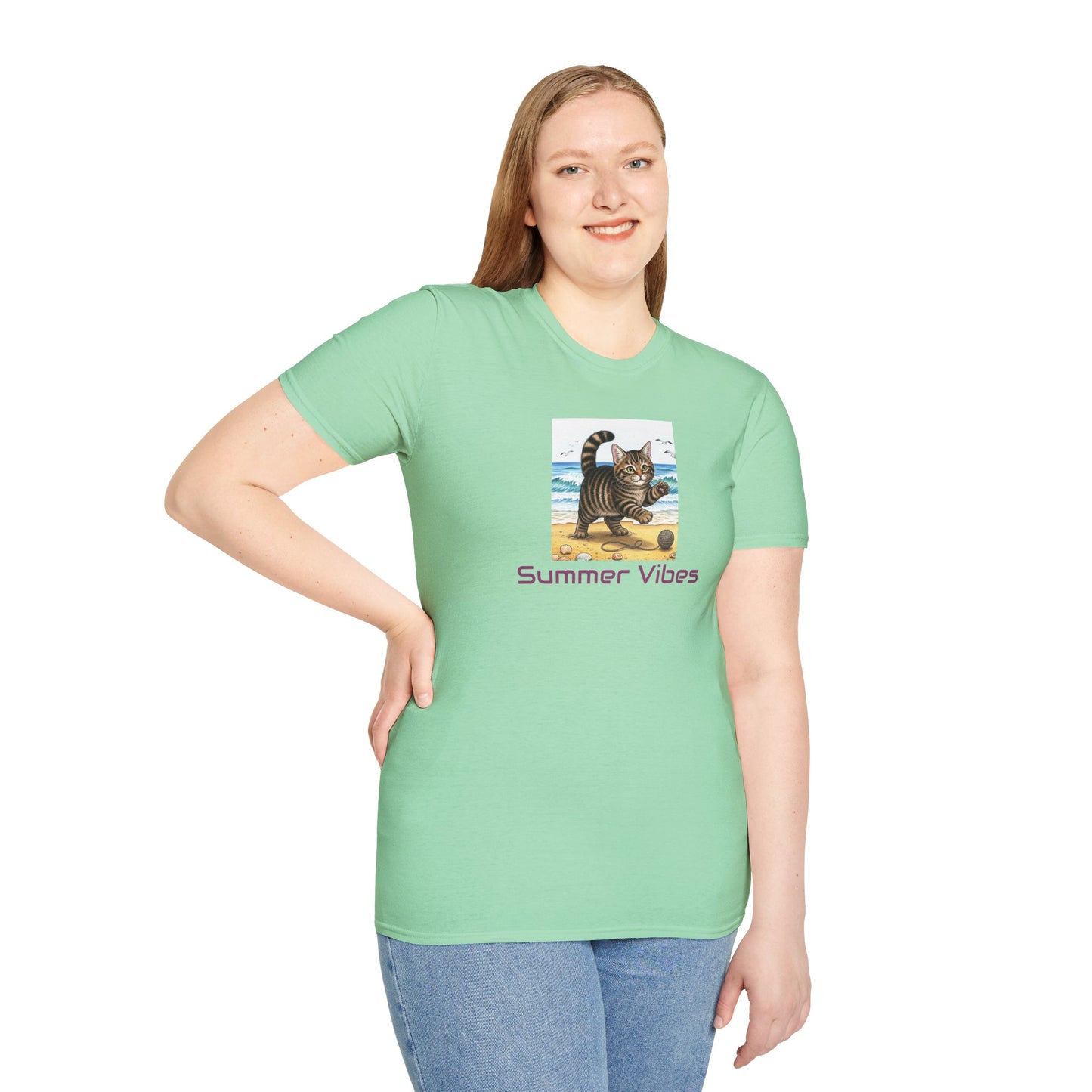 Summer Vibes Cat T-Shirt