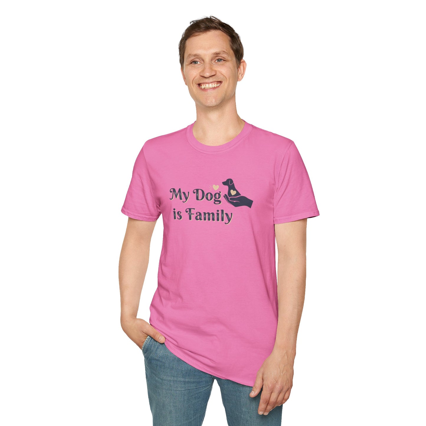 My Dog is Family Softstyle T-Shirt