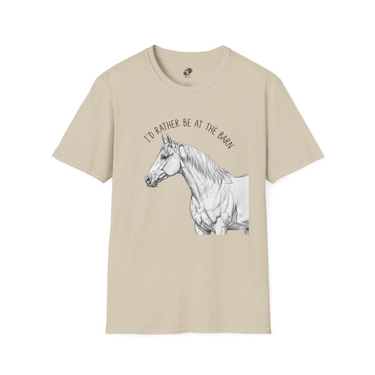 I'd Rather Be At The Barn Tee