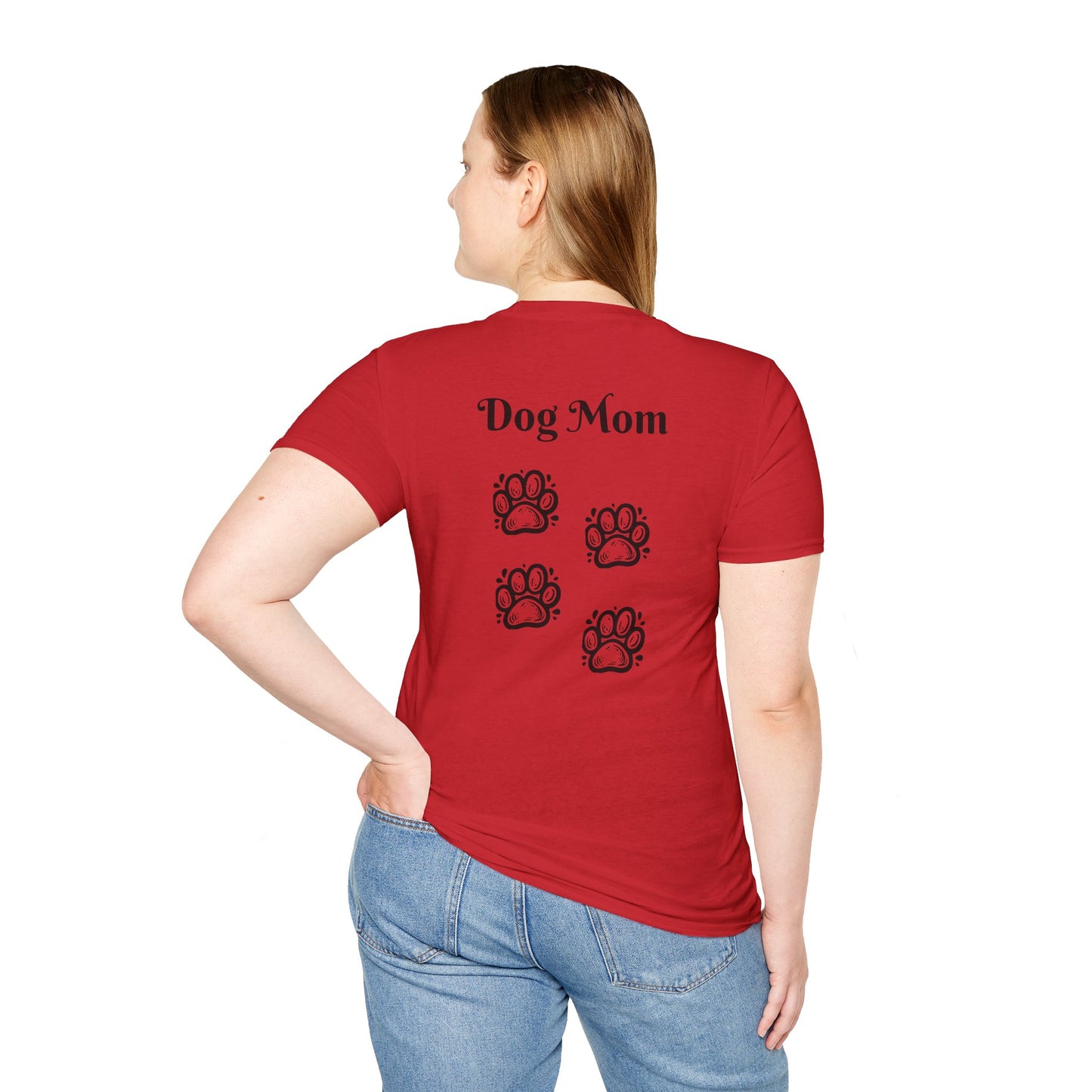 Dog Mom Front and Back print