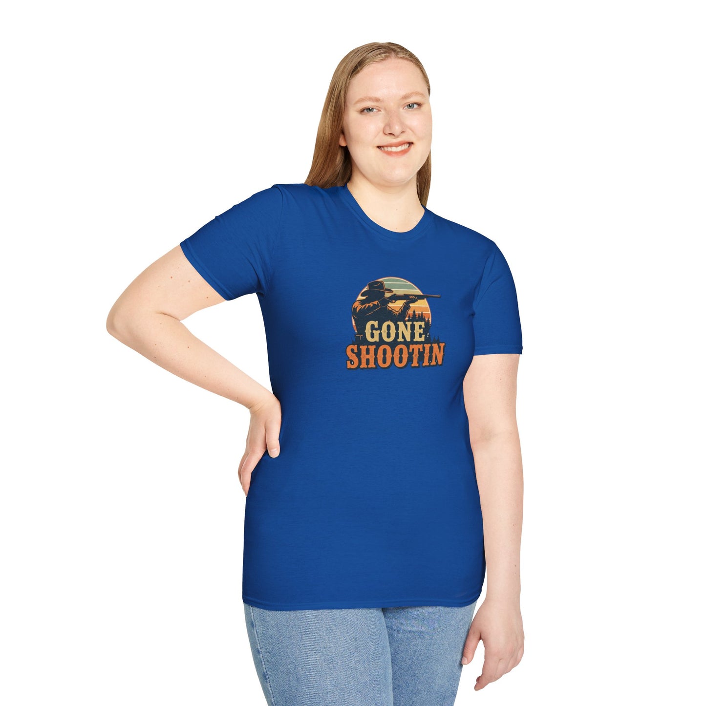 Gone Shootin'Softstyle T-Shirt - Outdoorsy Tee