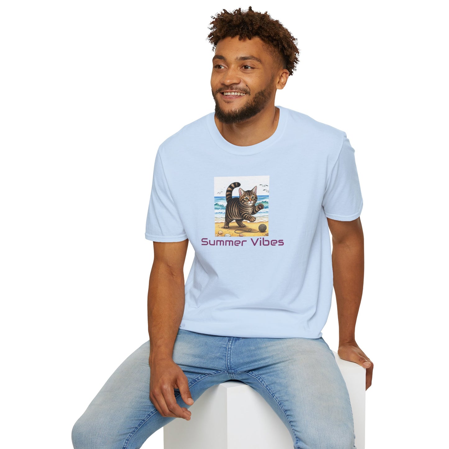 Summer Vibes Cat T-Shirt