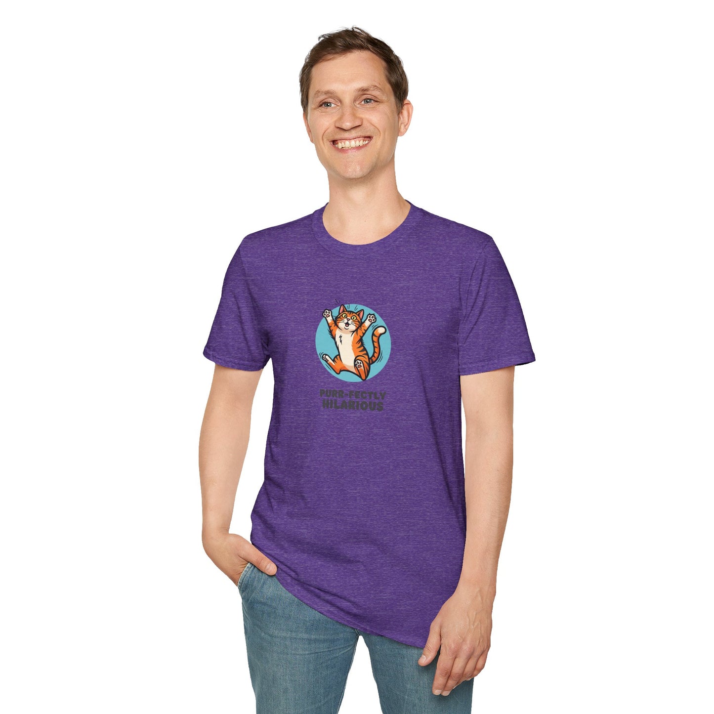 Purr-fectly Hilarious Cat T-Shirt