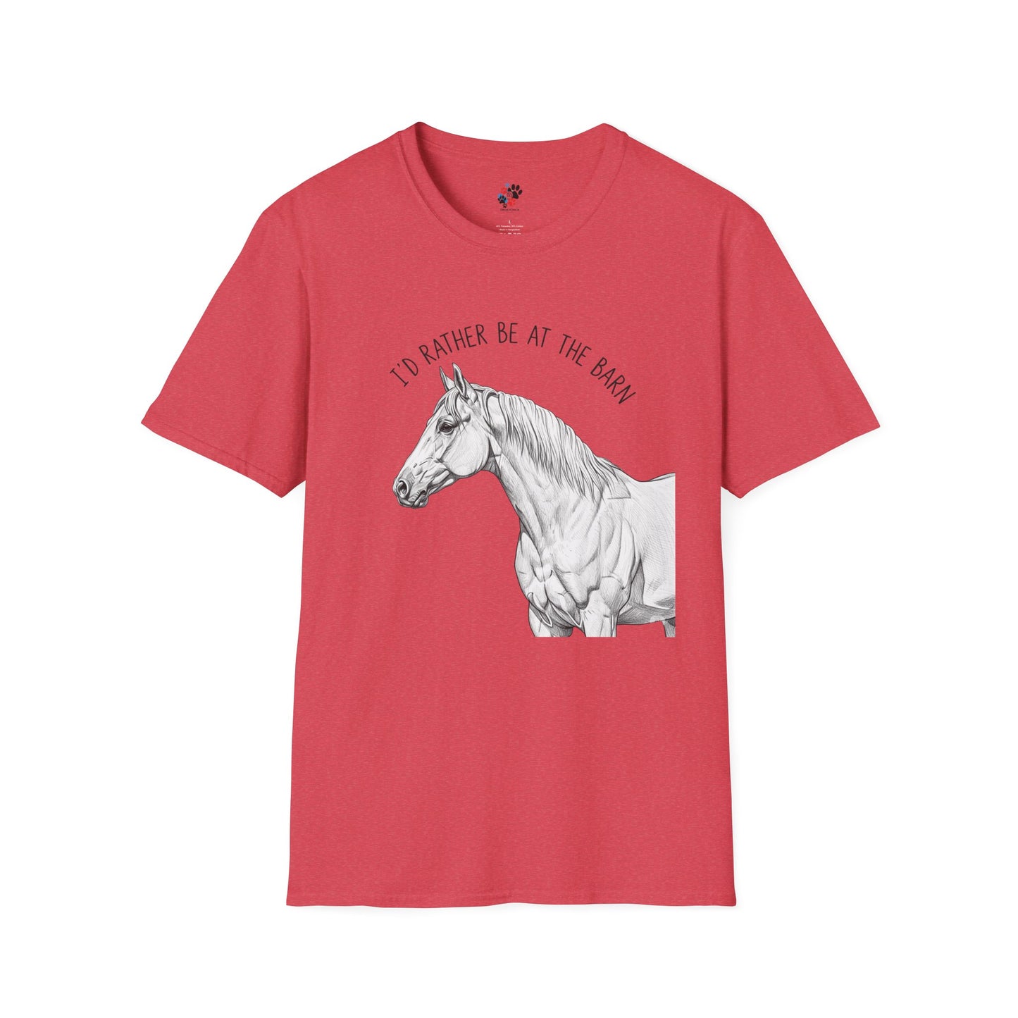 I'd Rather Be At The Barn Tee