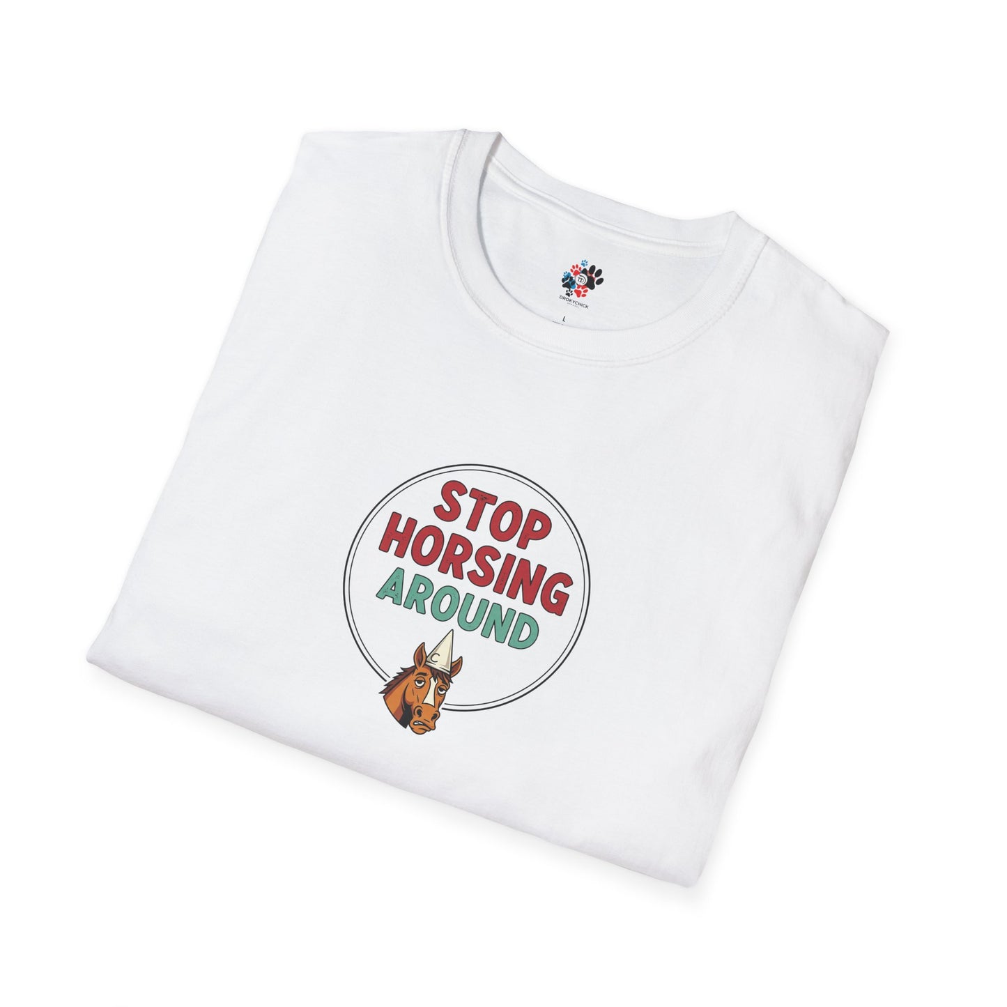 Funny Horse T-Shirt | Stop Horsing Around Tee