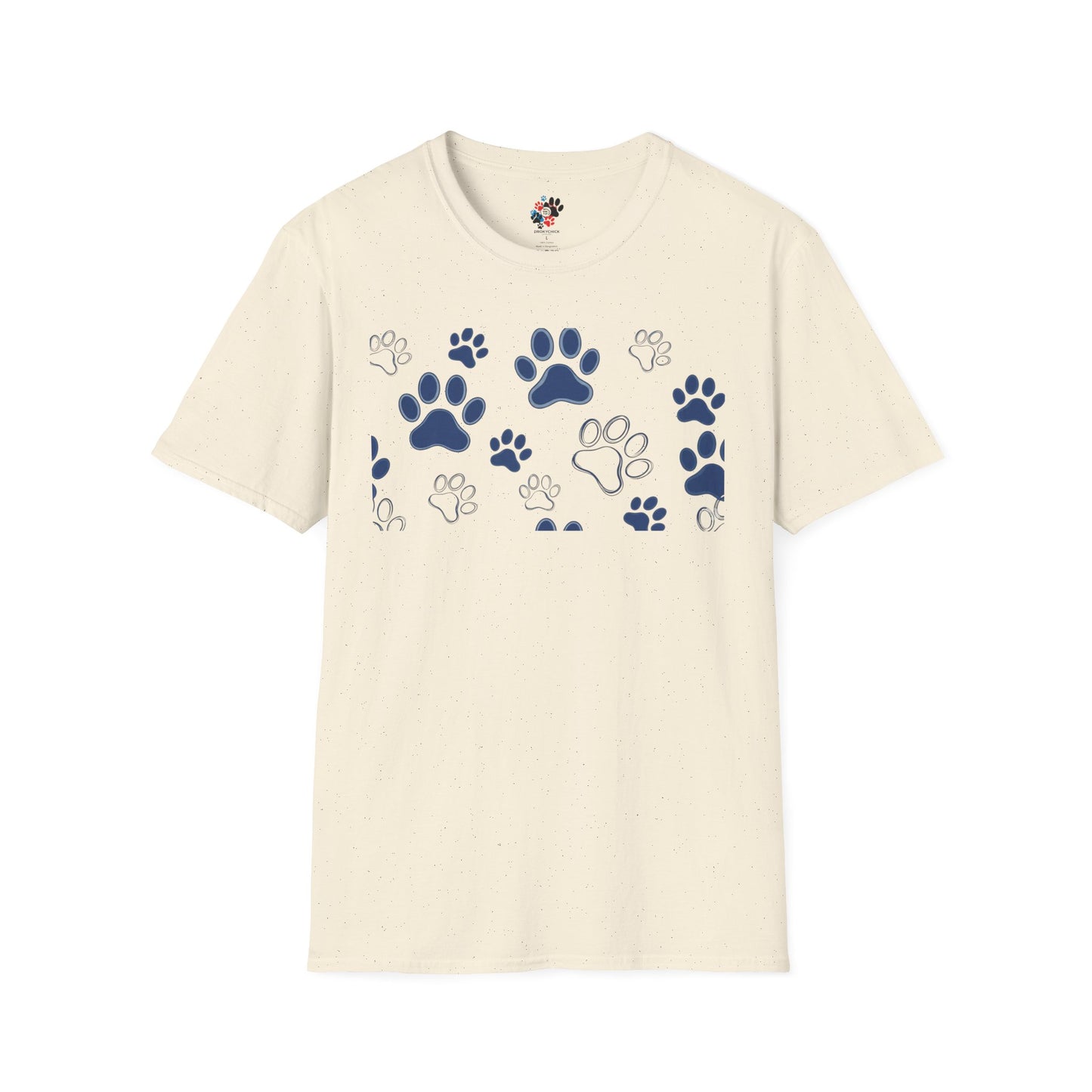 Blue Paw Print T-Shirt
