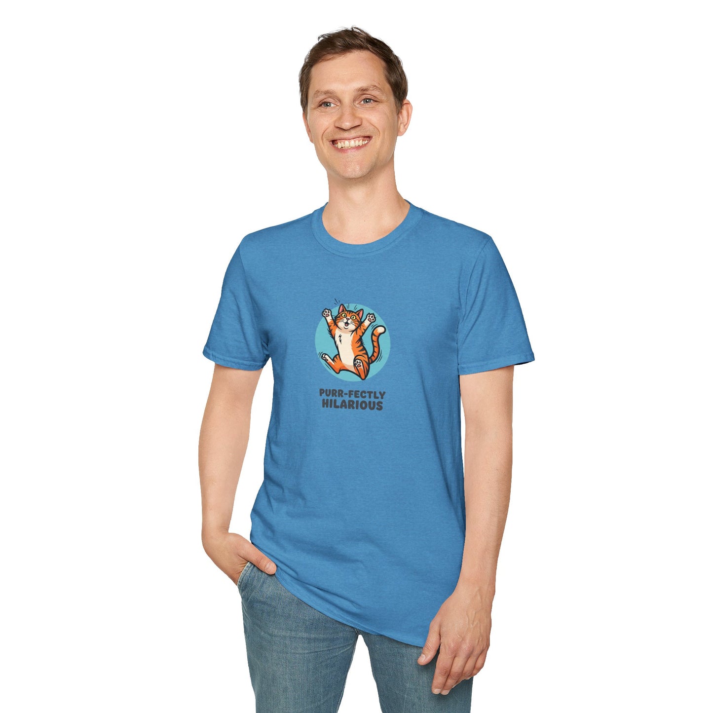 Purr-fectly Hilarious Cat T-Shirt